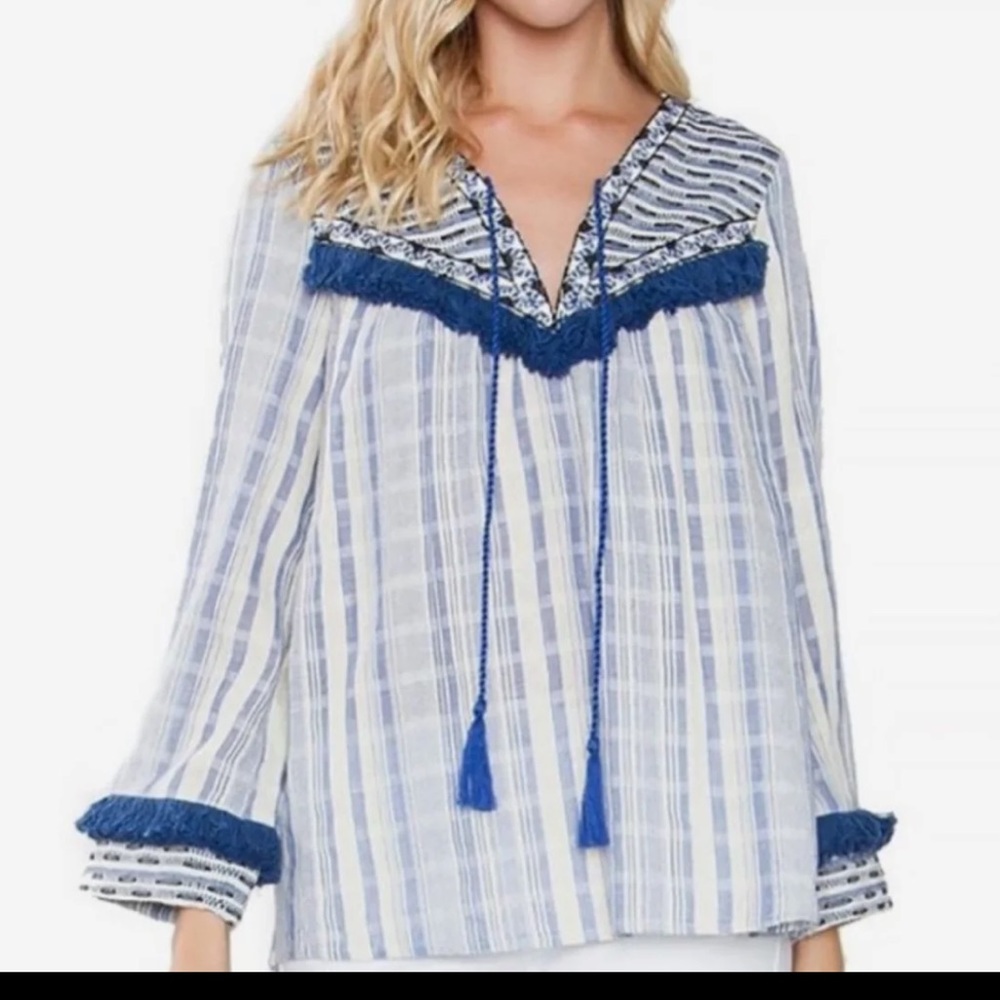 Tuckernuck Sugar Lips Fringe Top Size XS